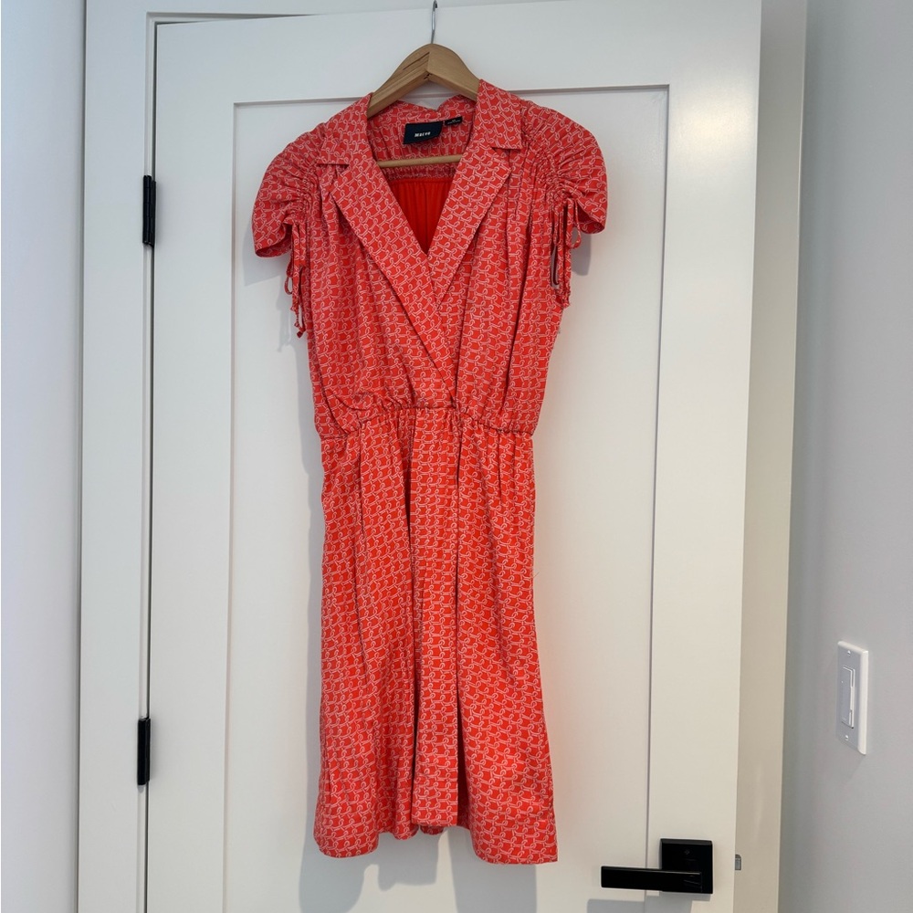 Anthropologie Maeve Coral Dress